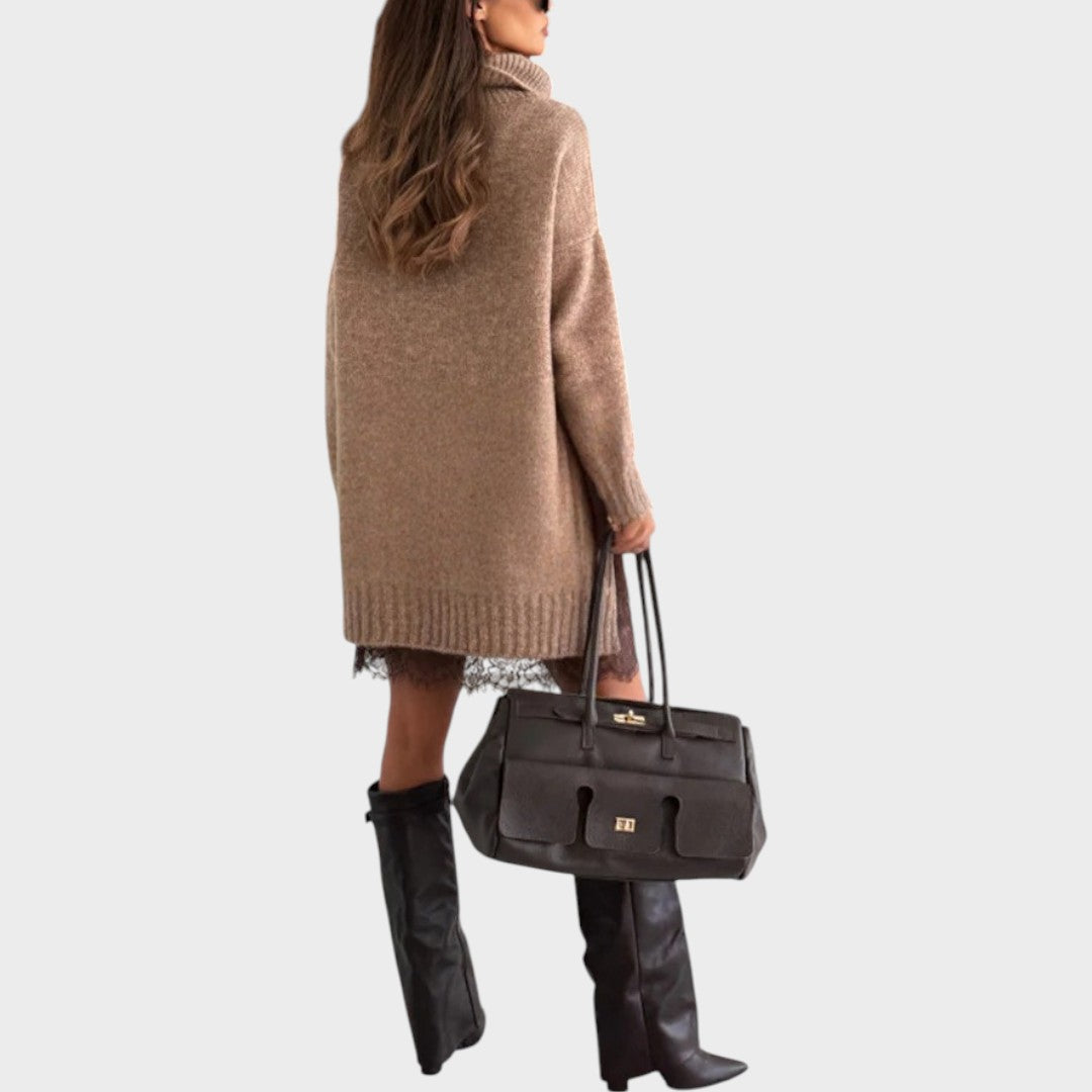 Ensemble robe et pull assorti
