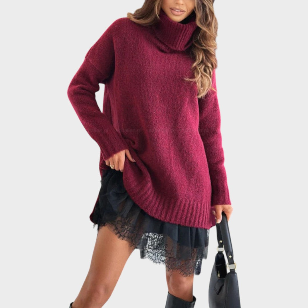 Ensemble robe et pull assorti