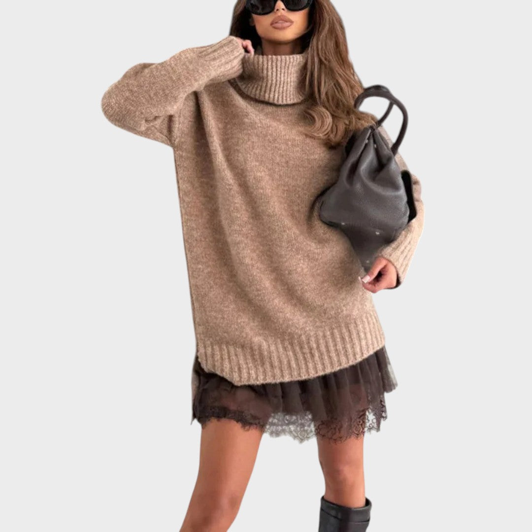 Ensemble robe et pull assorti