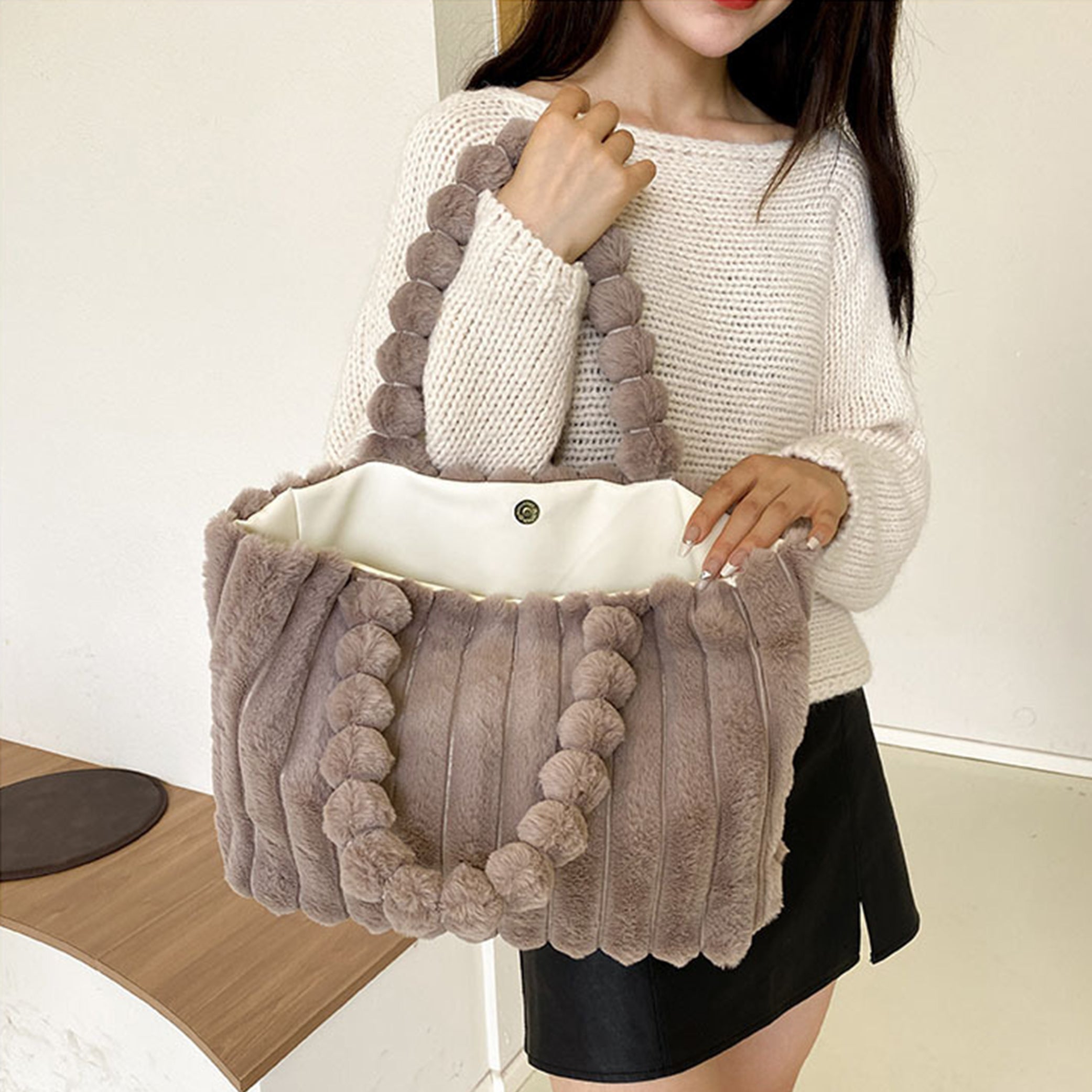 Sac à la ligne arrondie