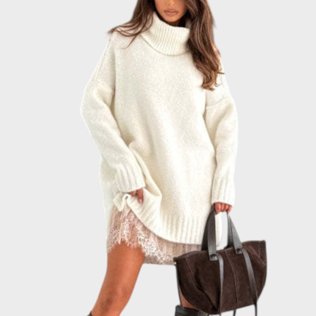 Ensemble robe et pull assorti