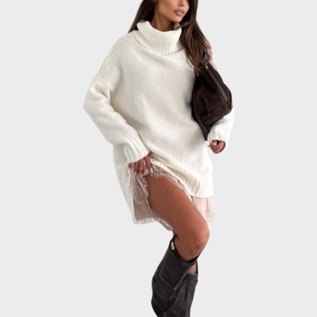 Ensemble robe et pull assorti