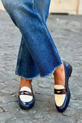 Mocassins bleu nuit