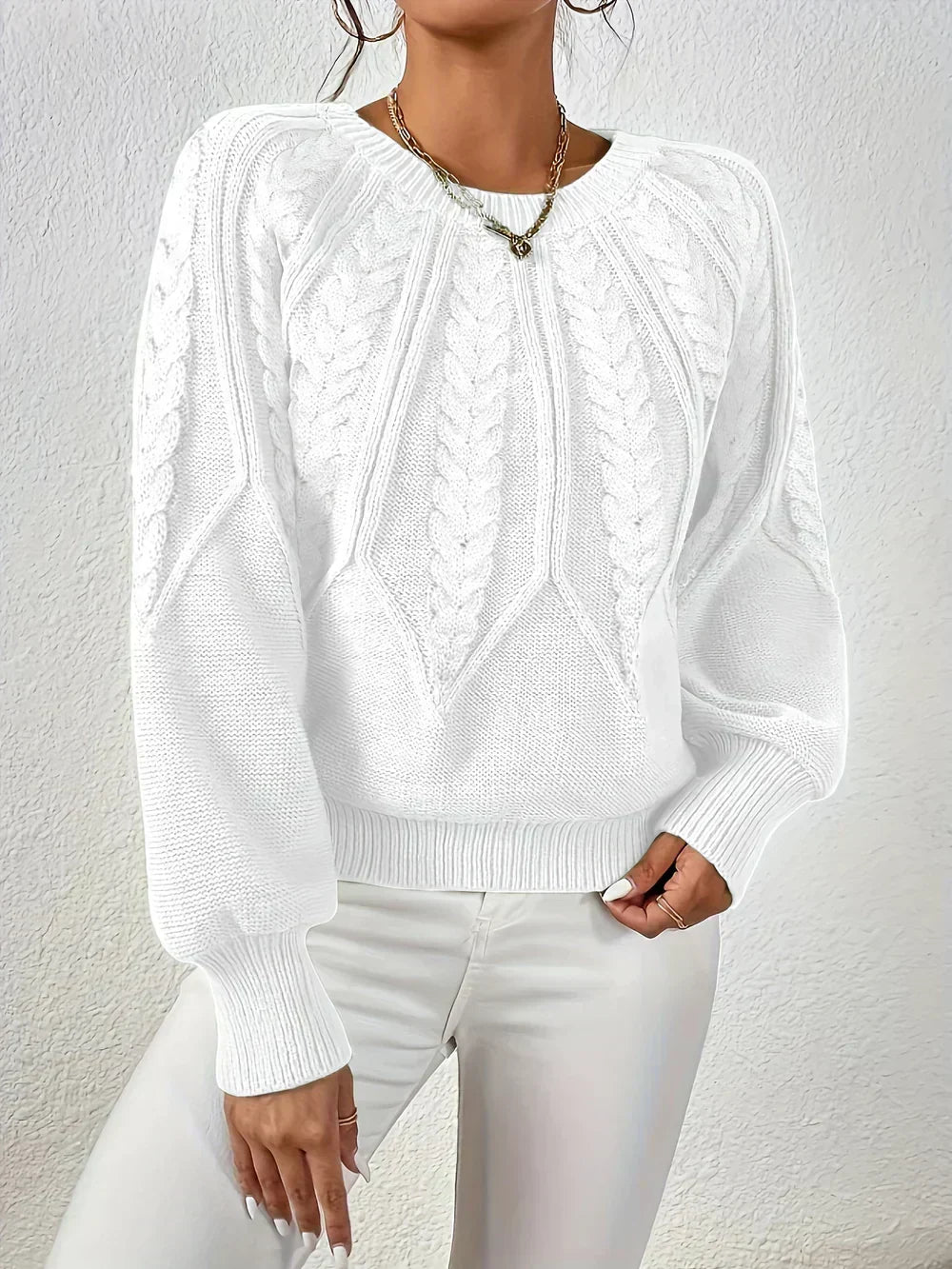 Pull en maille ajourée