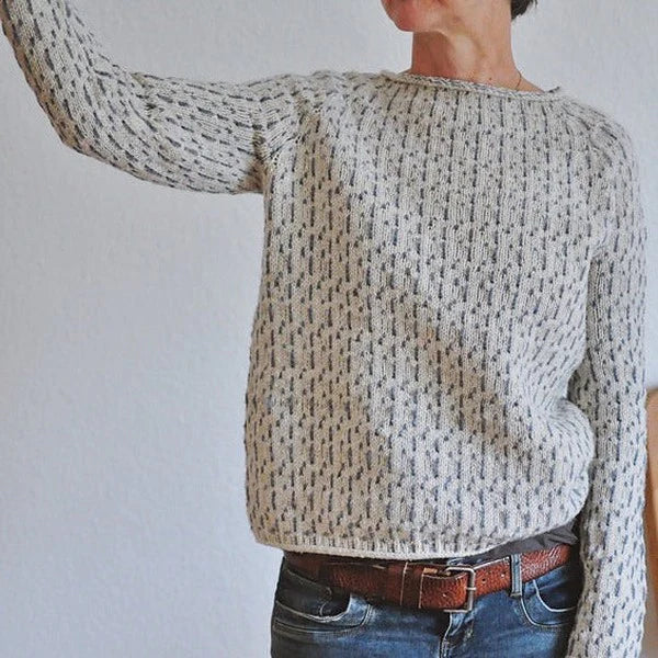 Pull en maille texturée