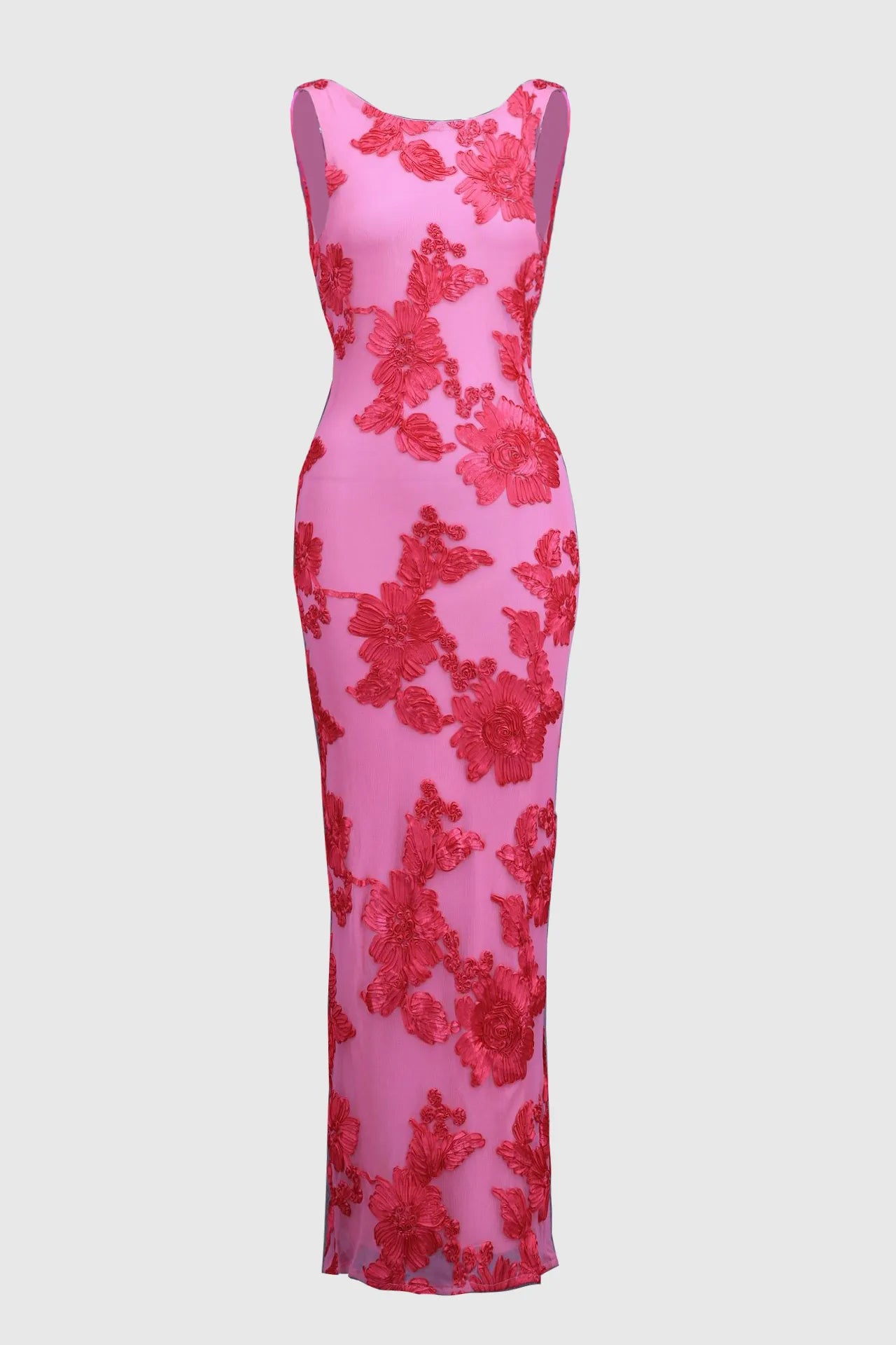 Robe longue imprimée à la coupe ample