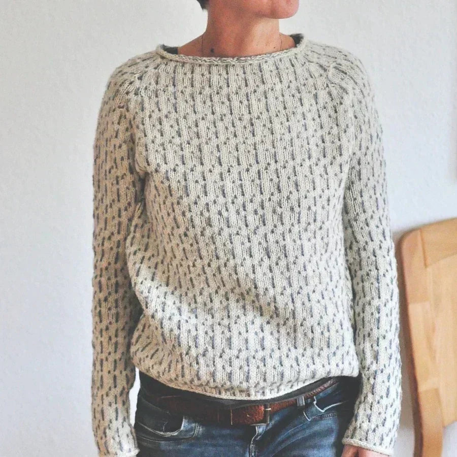 Pull en maille texturée
