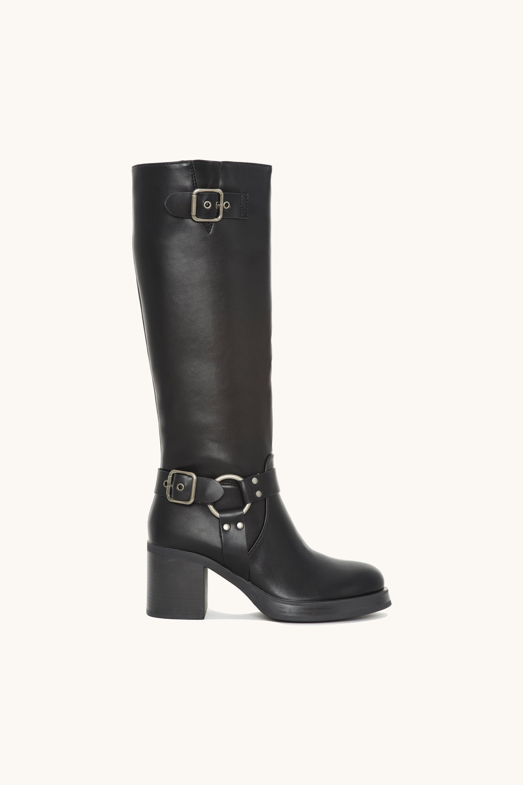 Bottes hautes à talon stable