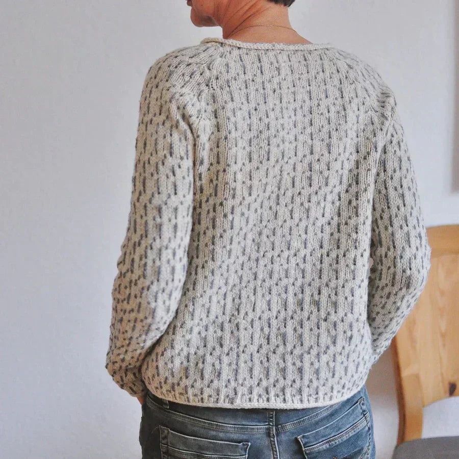 Pull en maille texturée