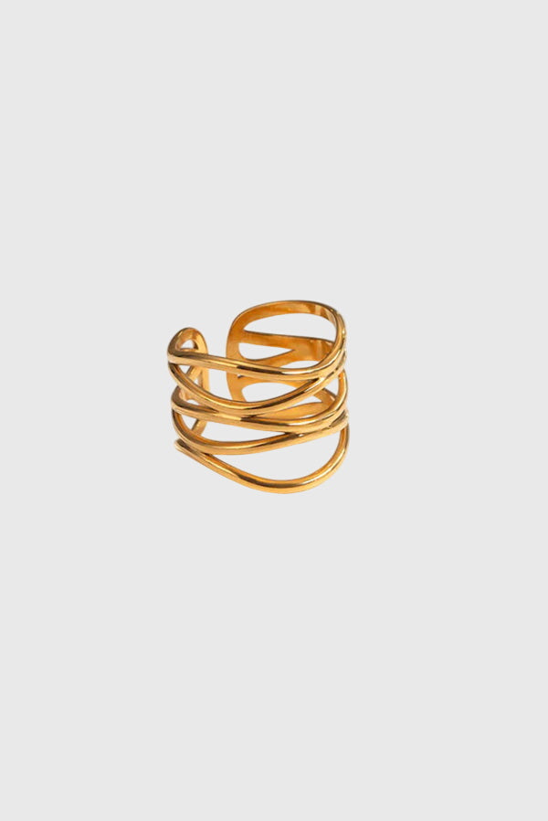 Bague à la ligne épurée