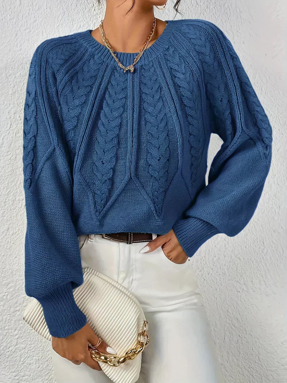 Pull en maille ajourée