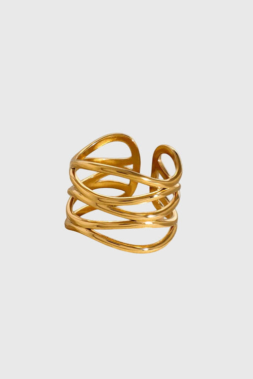 Bague à la ligne épurée
