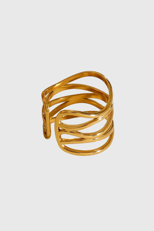 Bague à la ligne épurée