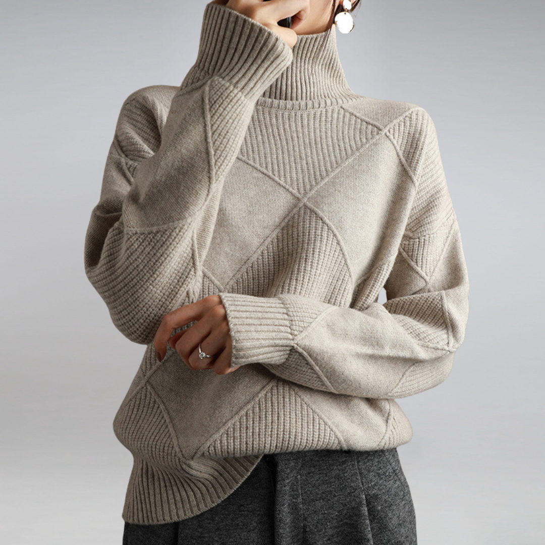 Pull en maille épaisse à coupe ample