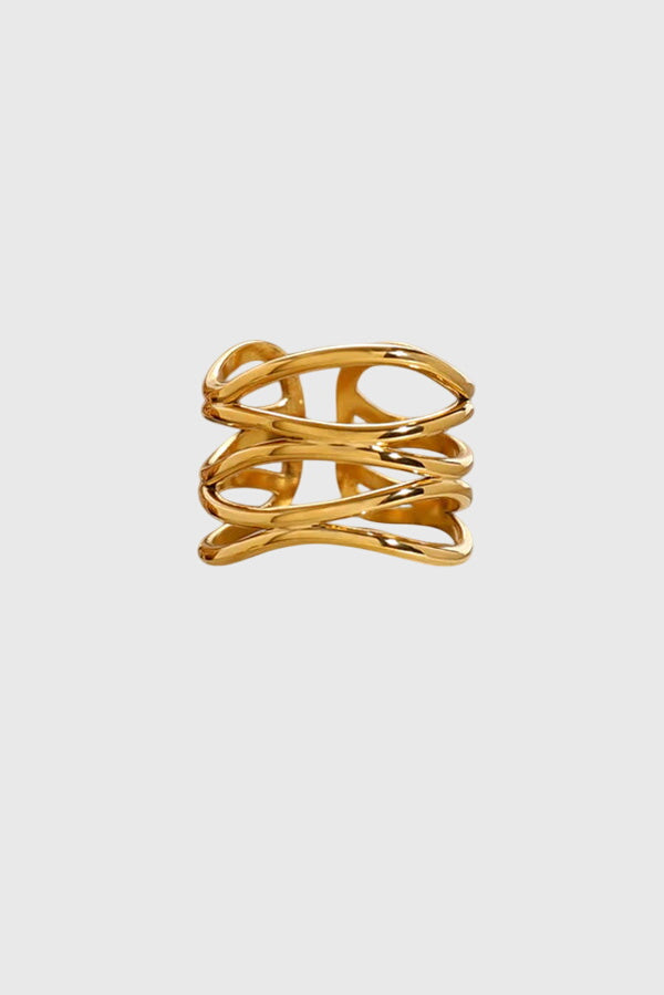Bague à la ligne épurée