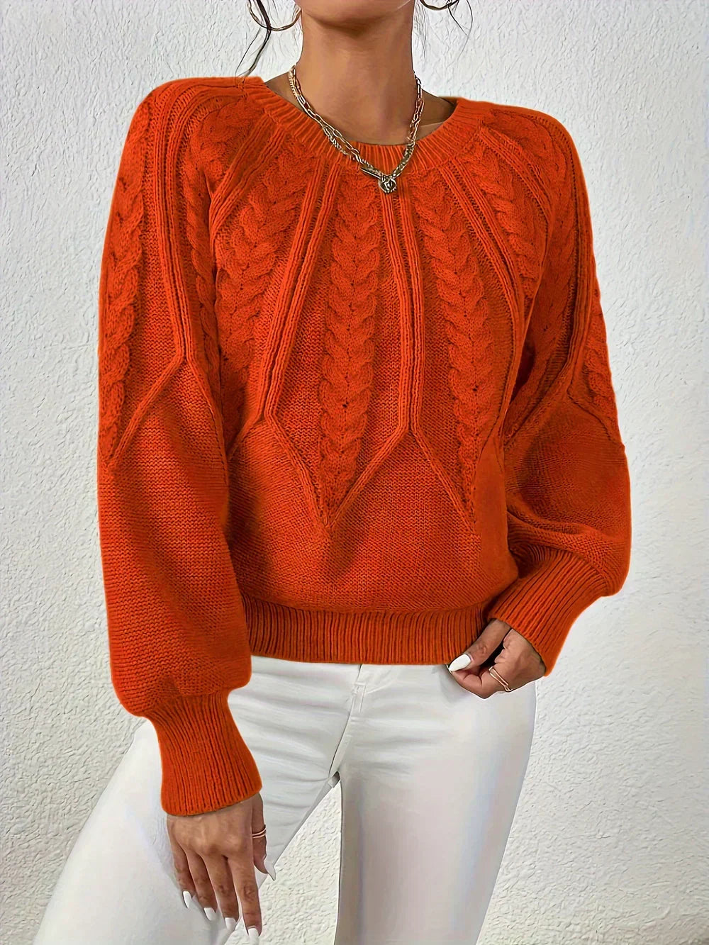 Pull en maille ajourée