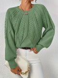 Pull en maille ajourée