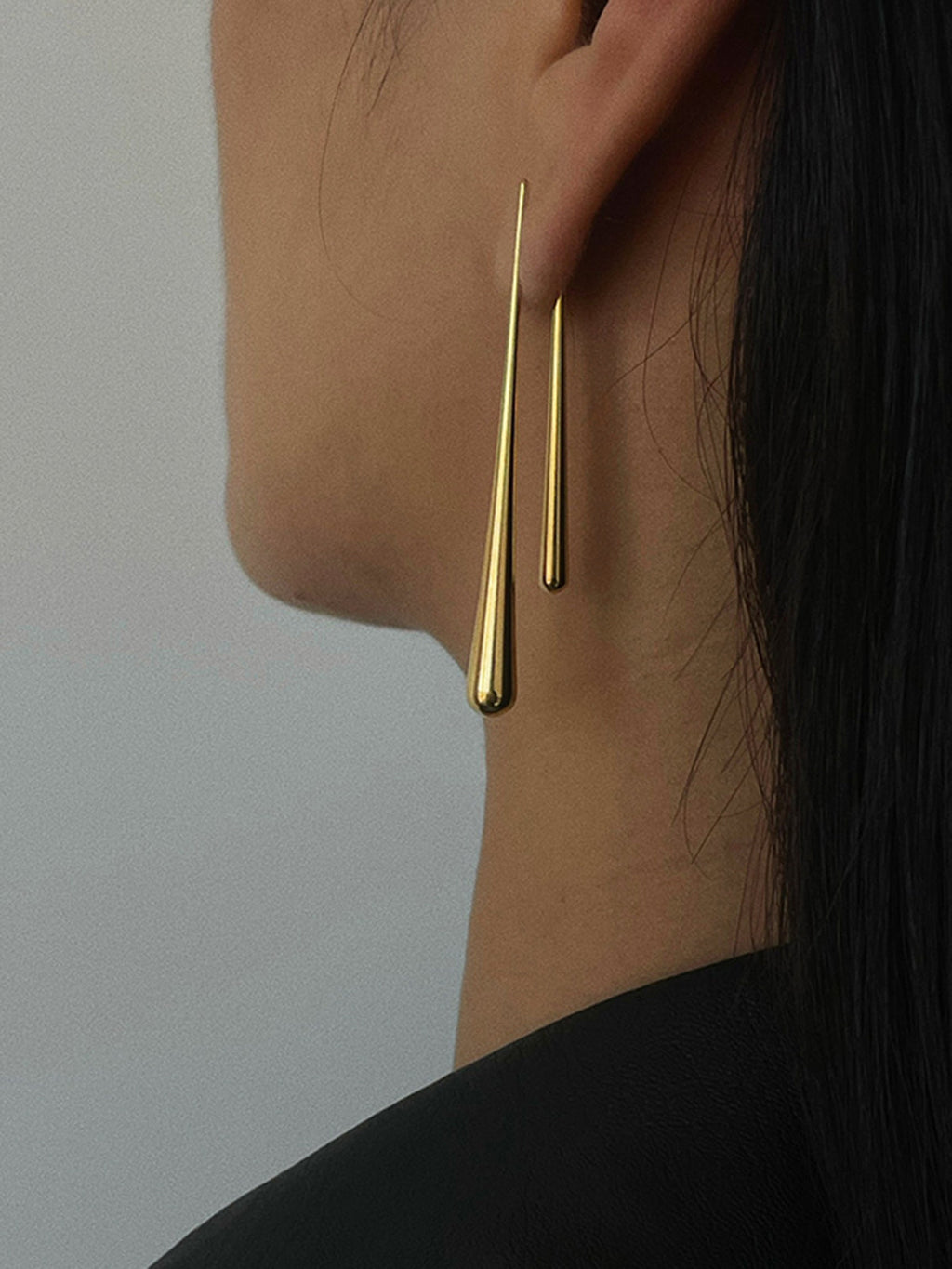Boucles d’oreilles en goutte allongée