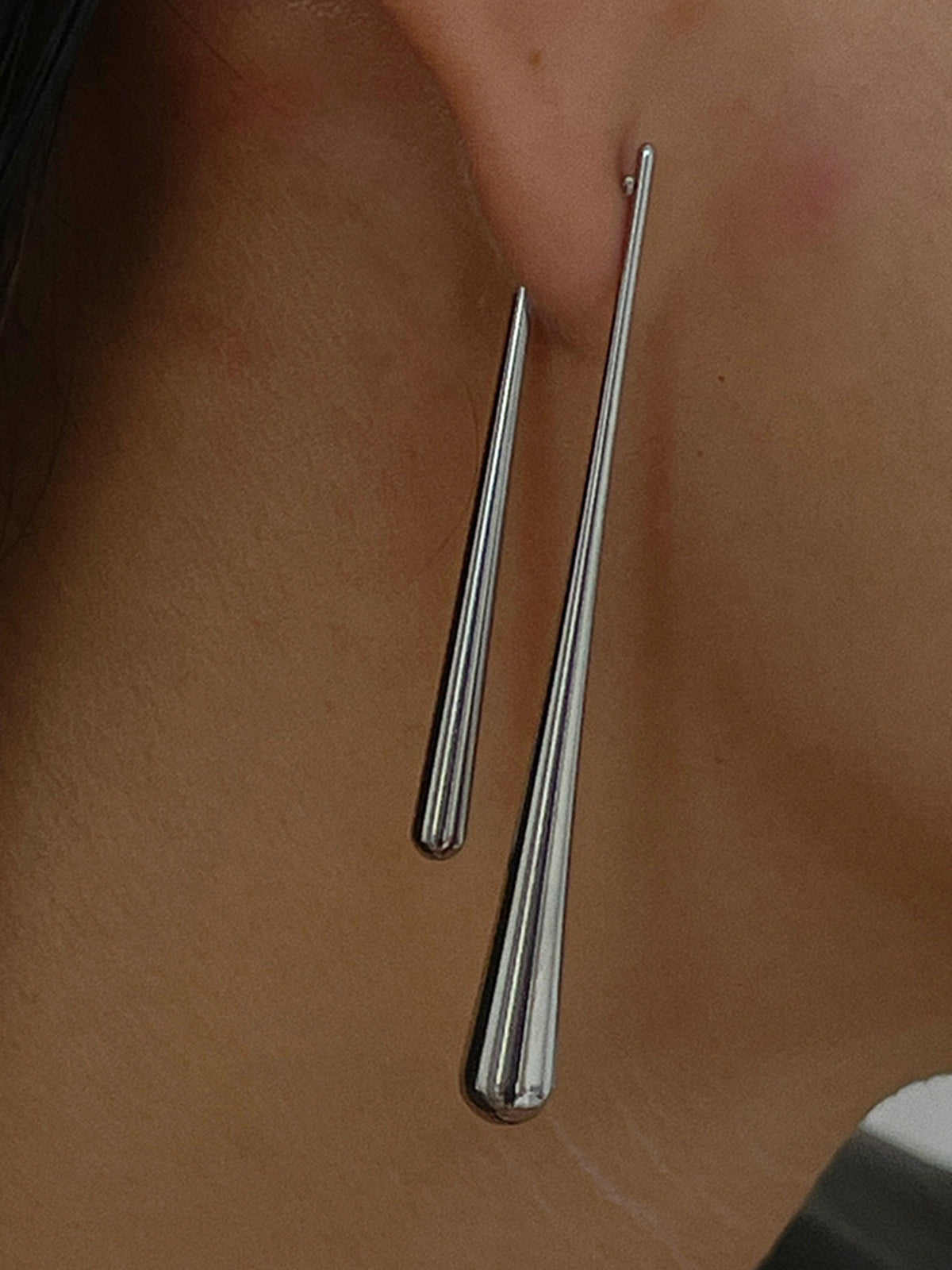 Boucles d’oreilles en goutte allongée