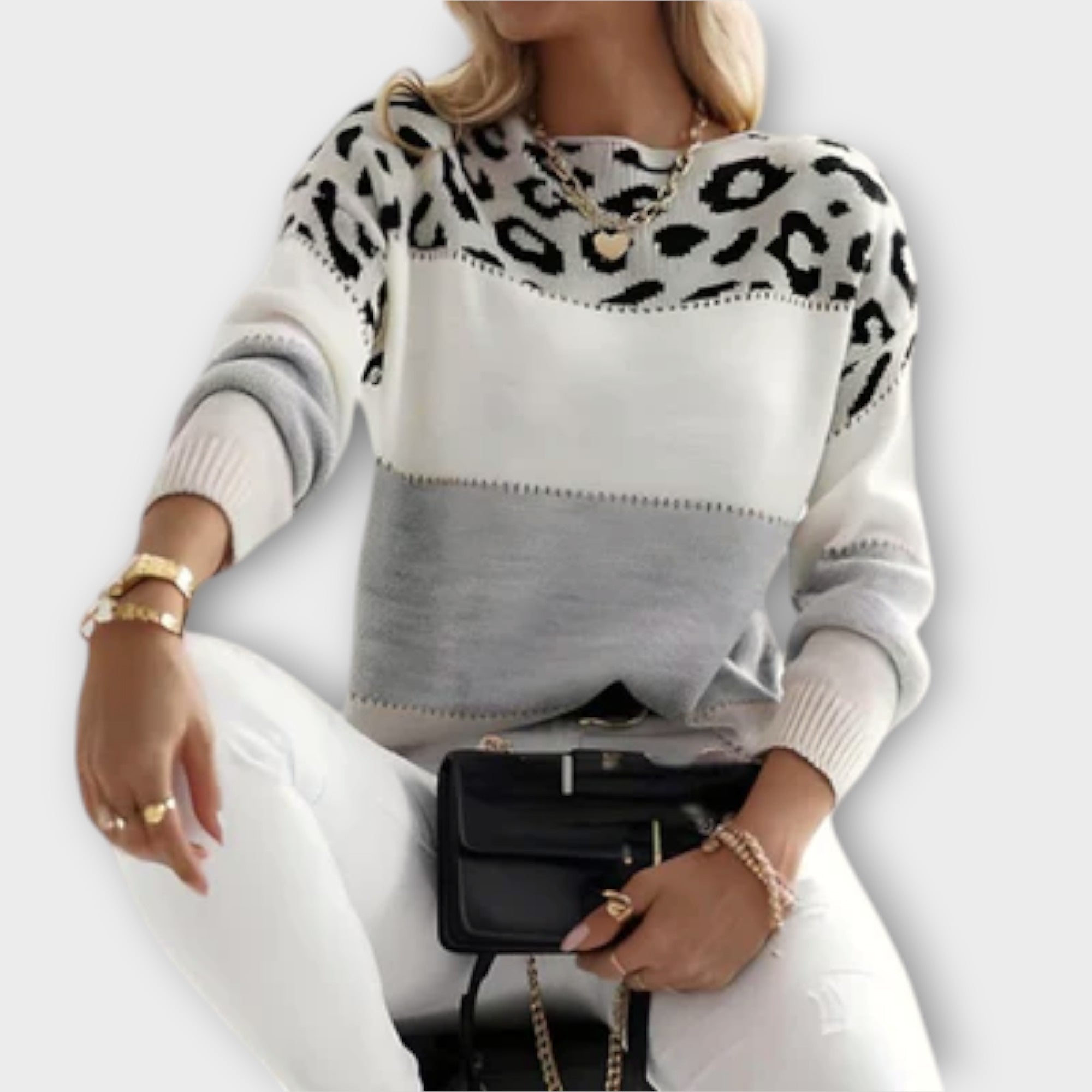 Pull en maille fine à la coupe habillée