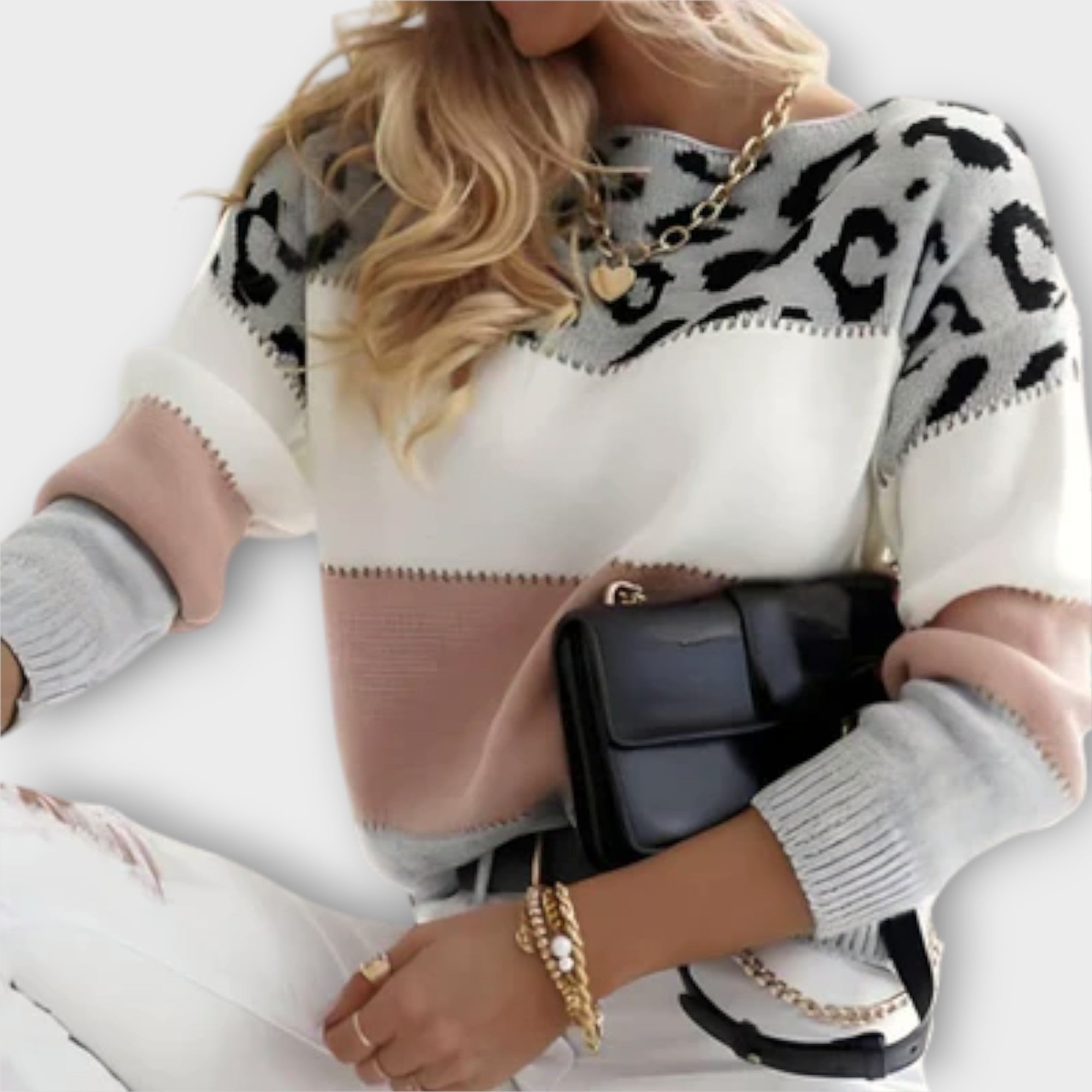 Pull en maille fine à la coupe habillée