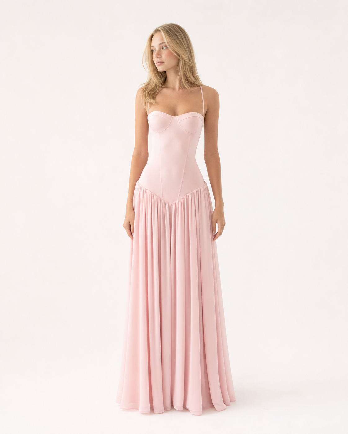 Robe longue à la coupe douce
