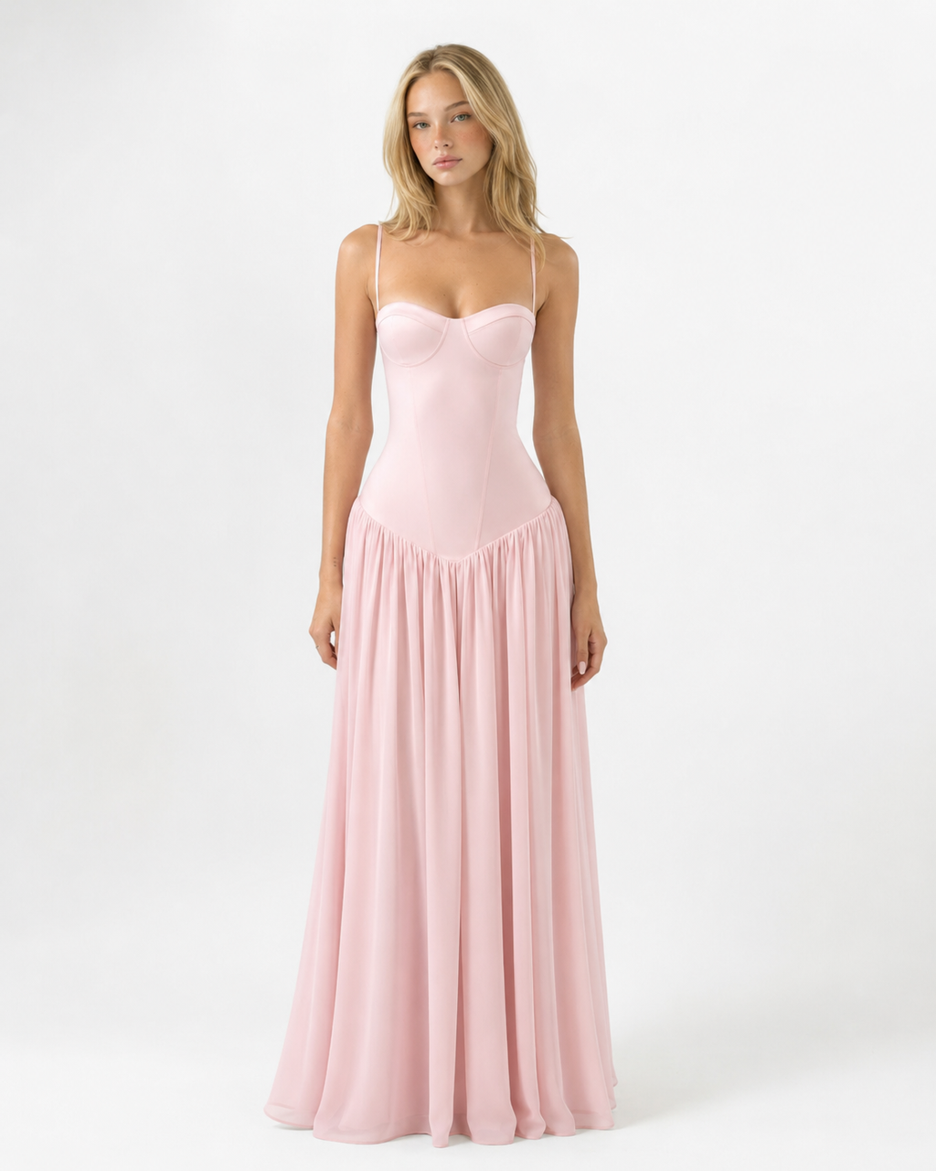 Robe longue à la coupe douce