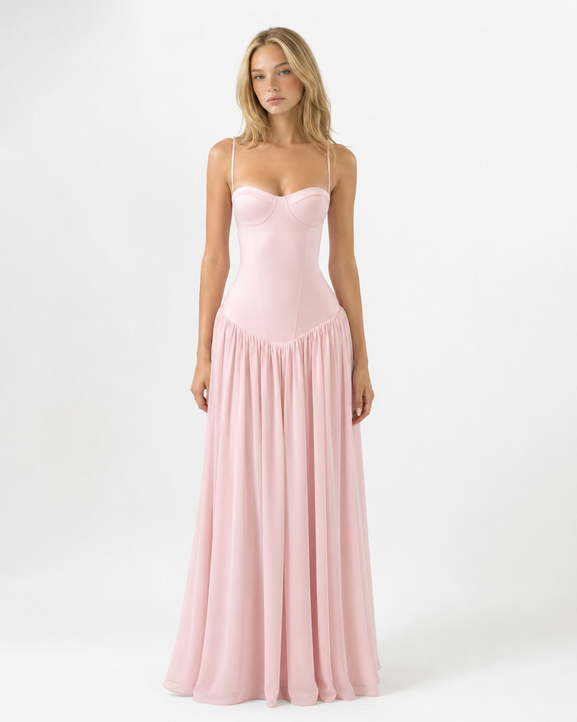 Robe longue à la coupe douce