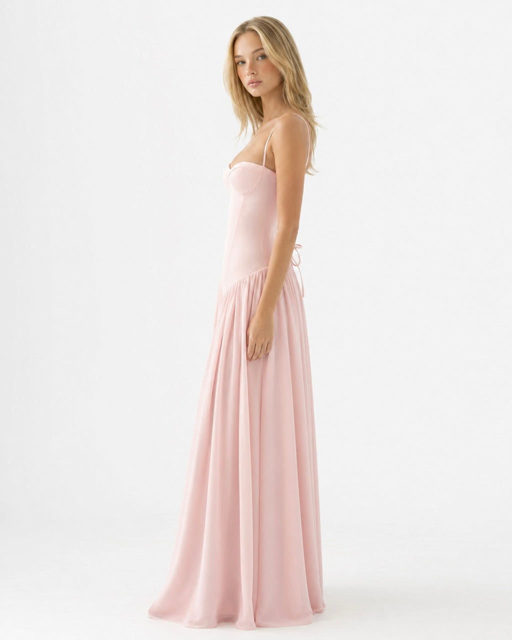 Robe longue à la coupe douce