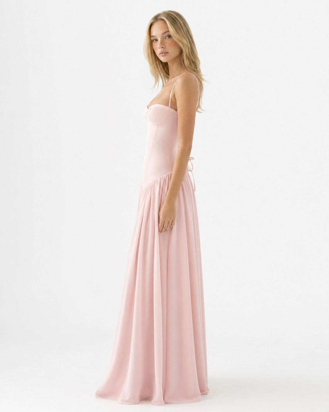 Robe longue à la coupe douce