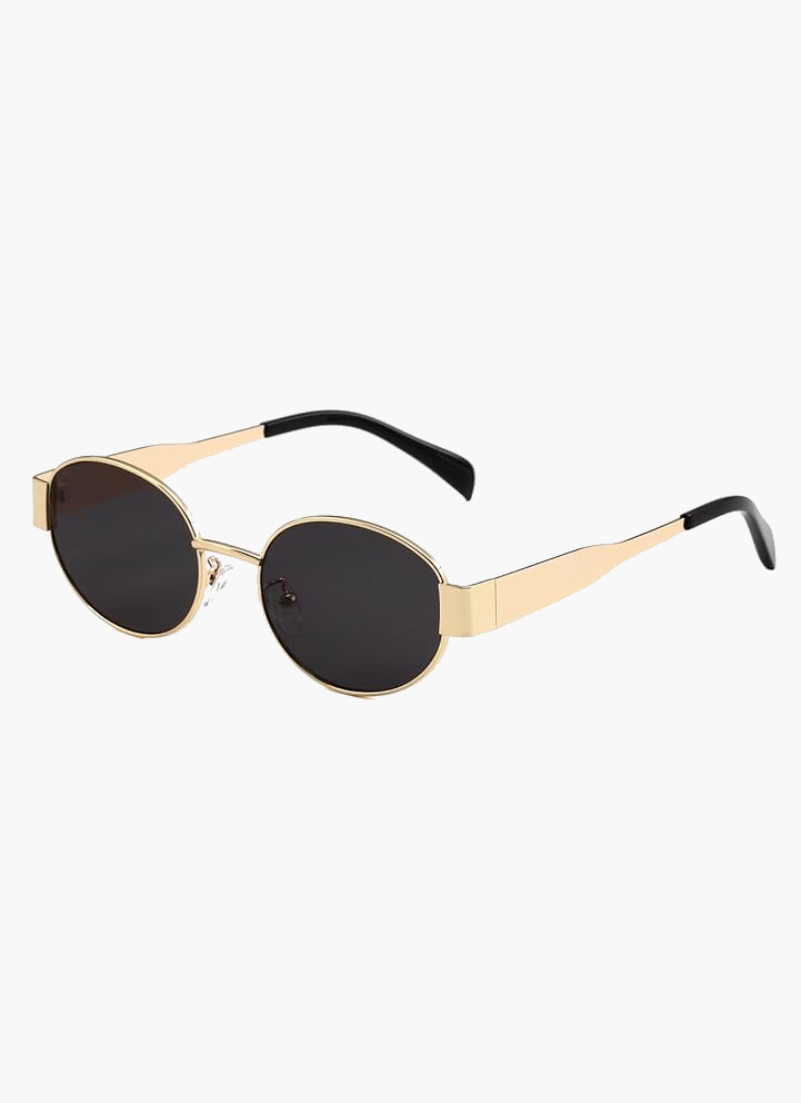 Lunettes de soleil à la monture métallique fine