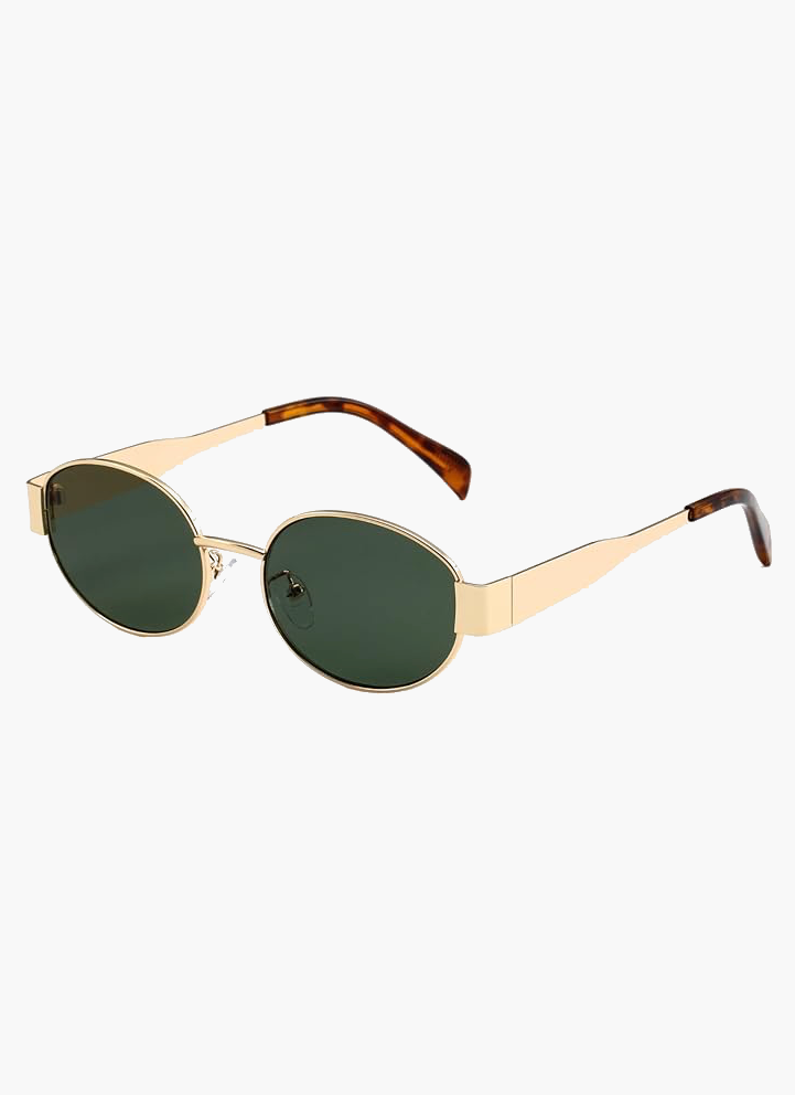 Lunettes de soleil à la monture métallique fine
