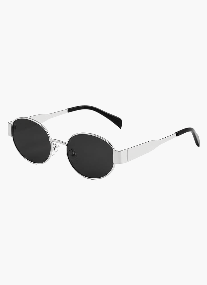 Lunettes de soleil à la monture métallique fine