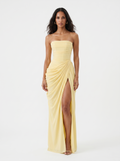 Robe longue de soirée à jupe ample