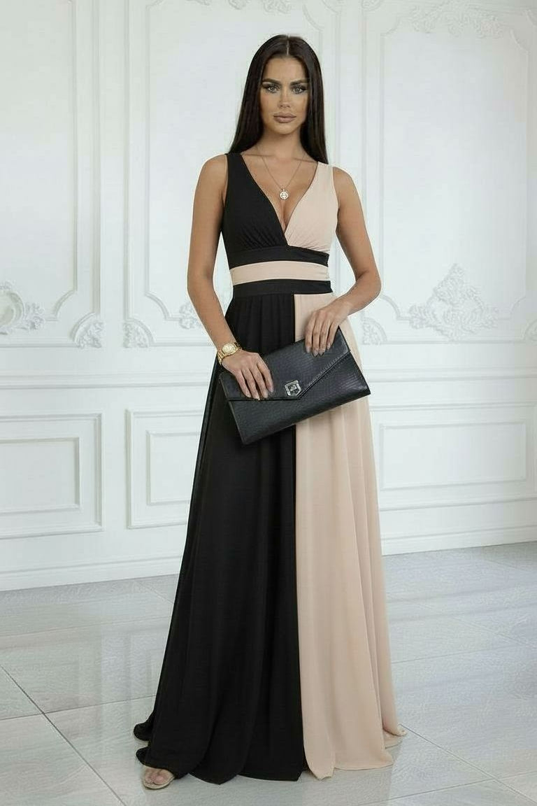 Robe longue à la coupe fluide