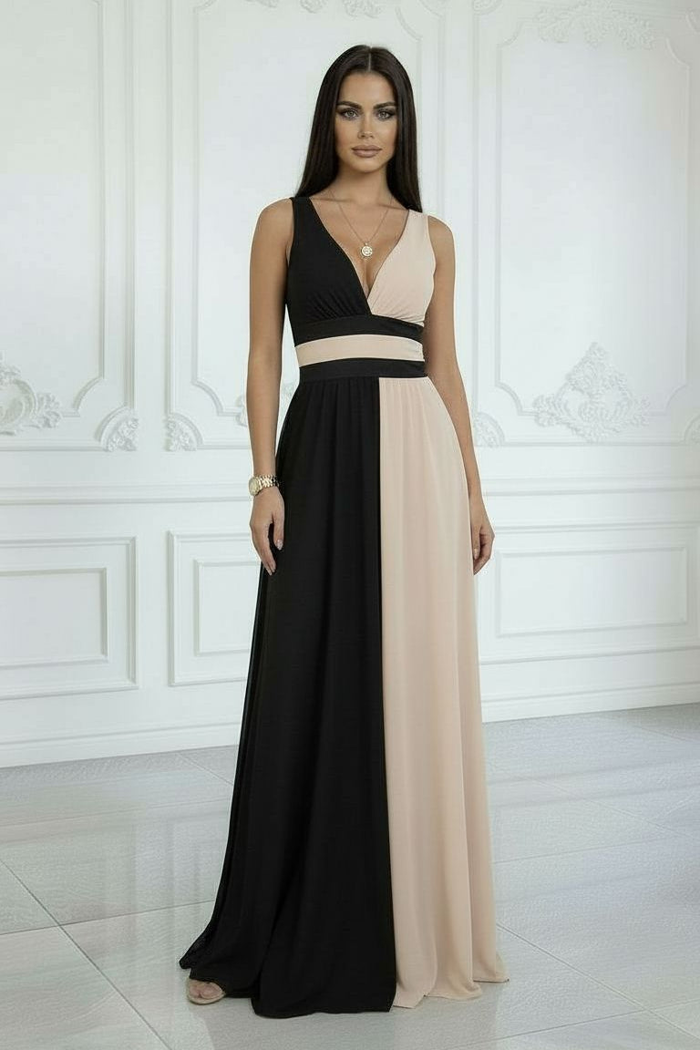 Robe longue à la coupe fluide