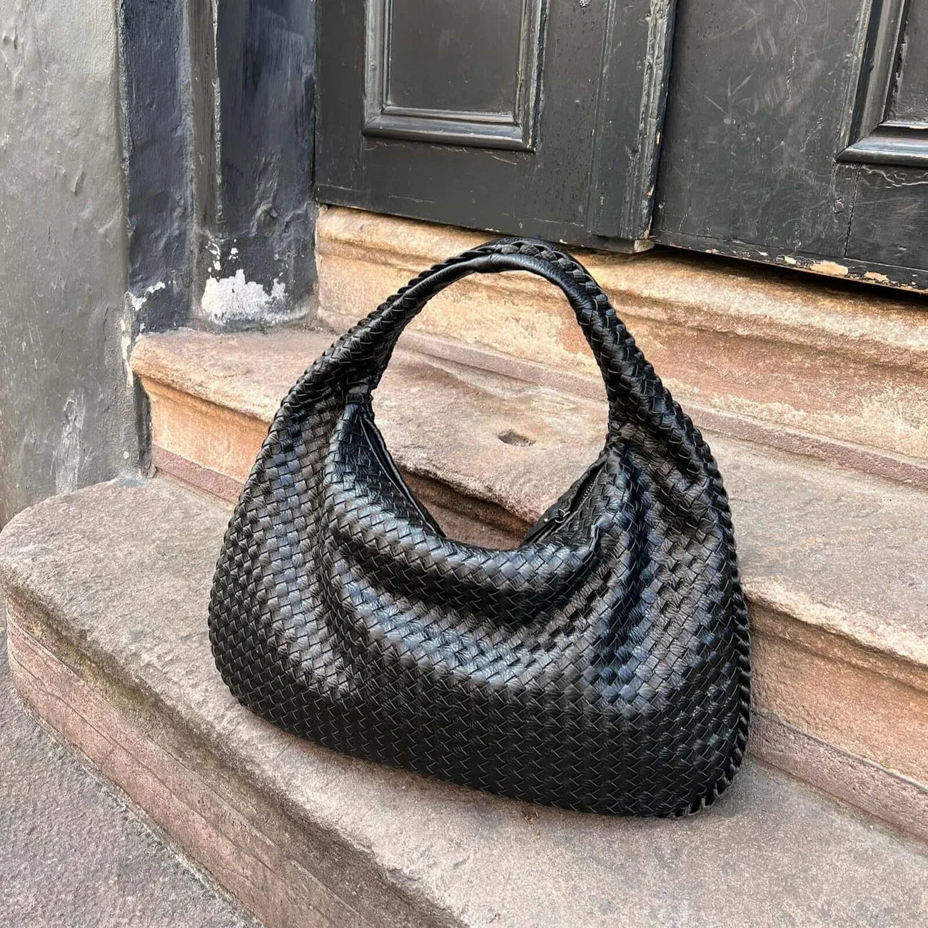 Sac tressé surdimensionné