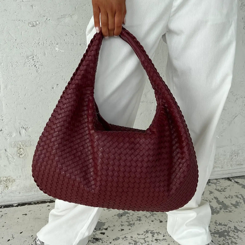 Sac tressé surdimensionné