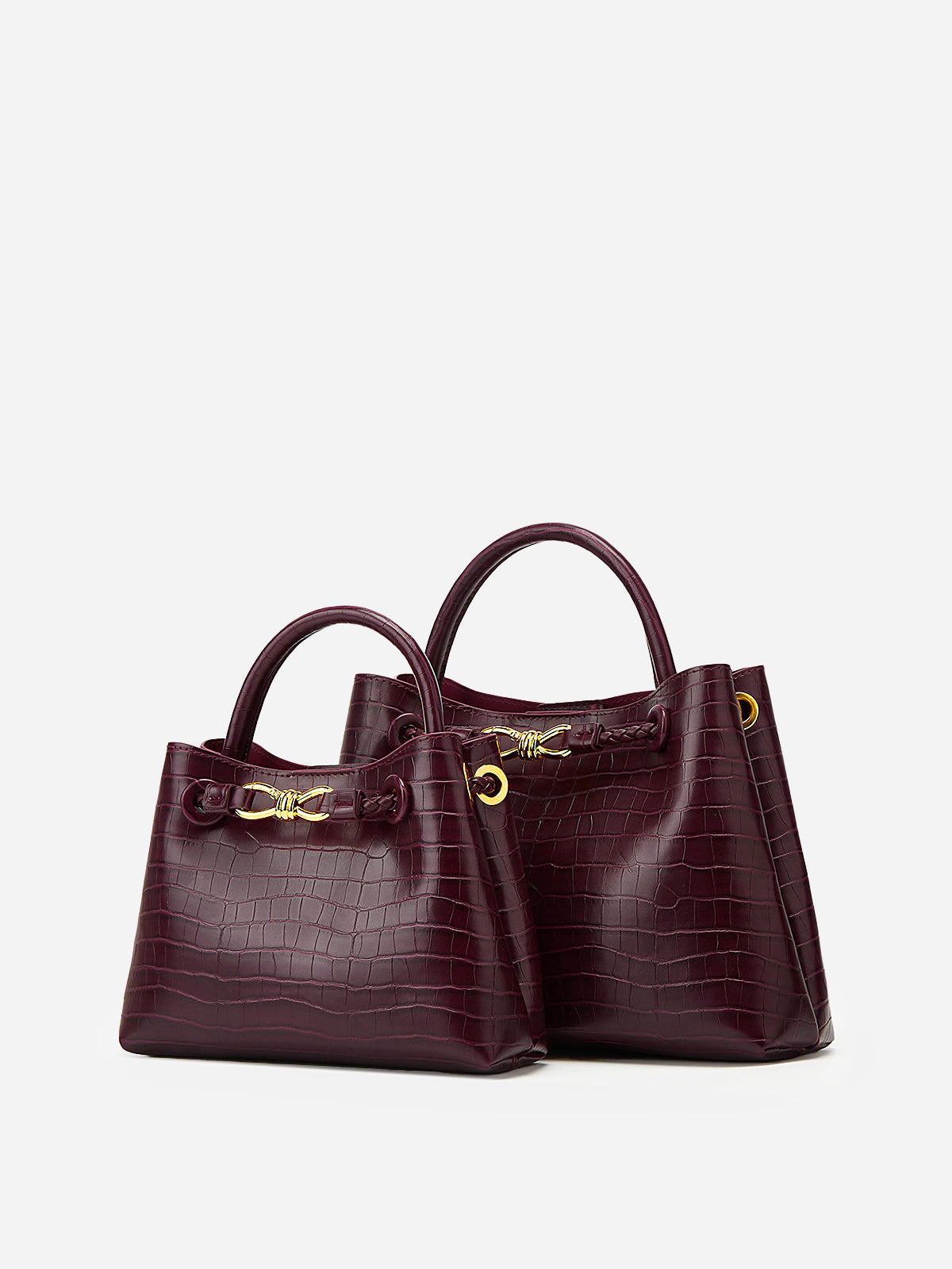 Sac à l’effet croco
