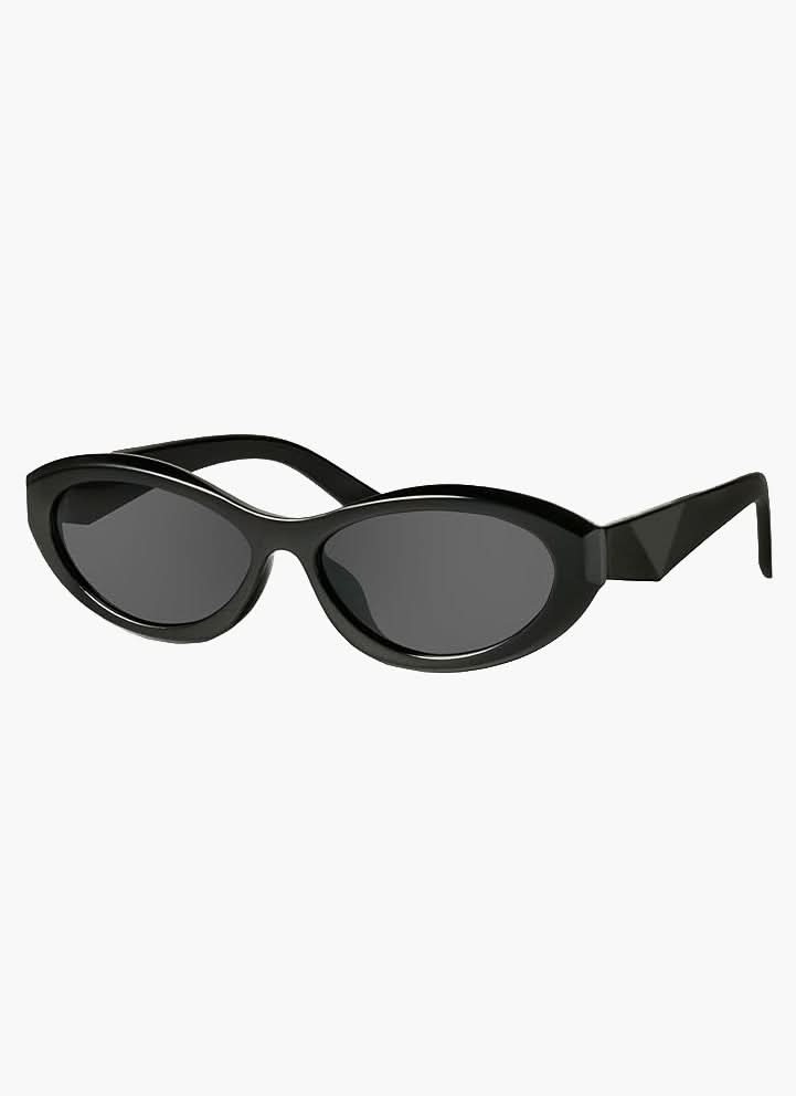 Lunettes de soleil à la monture arrondie