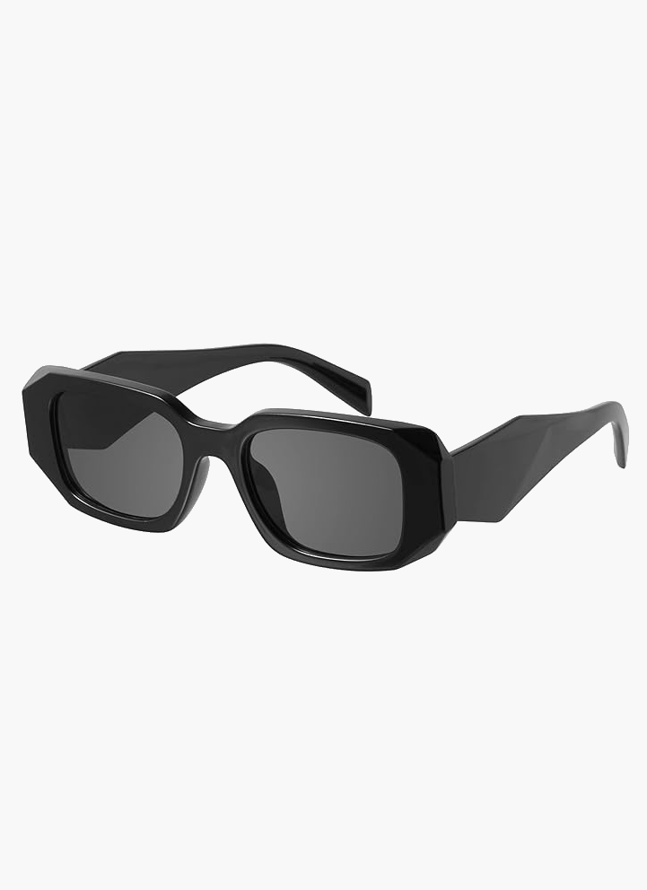 Lunettes de soleil à la monture épaisse