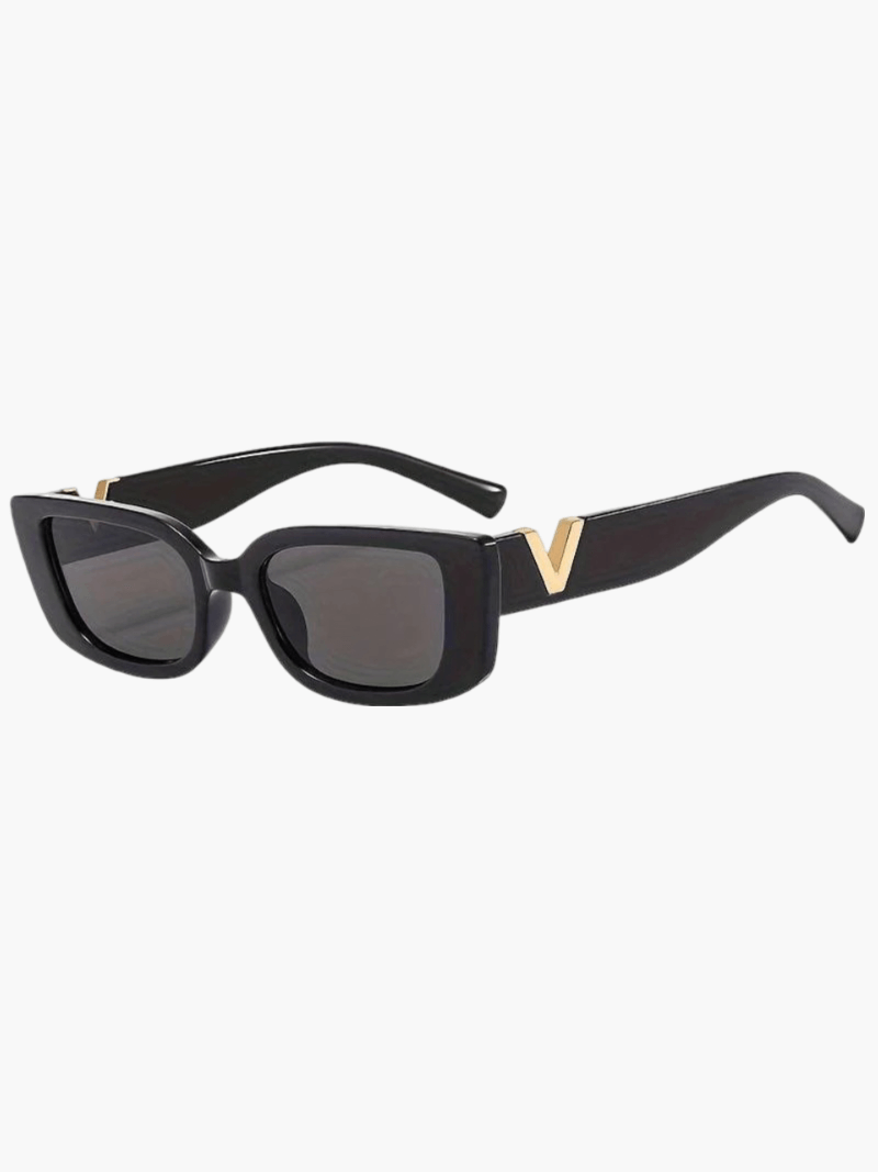 Lunettes de soleil à la ligne épurée