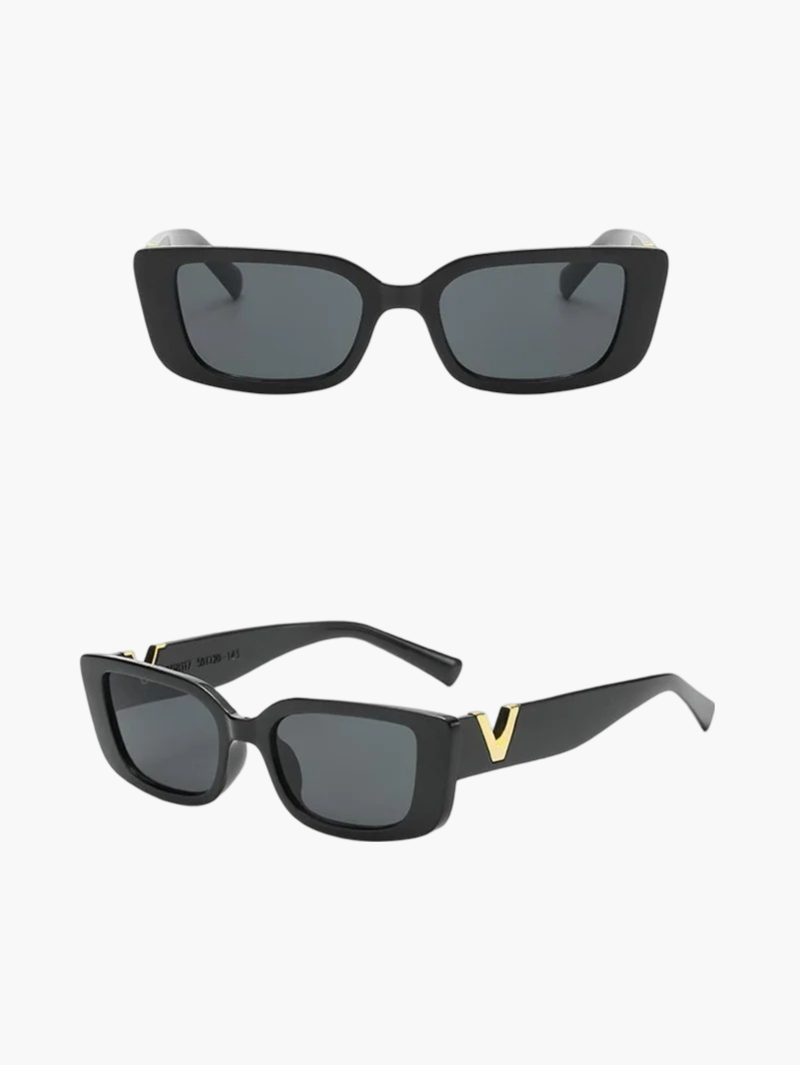Lunettes de soleil à la ligne épurée
