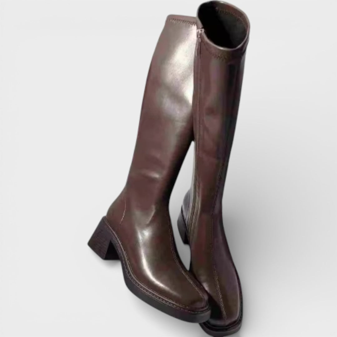 Bottes hautes à tige souple