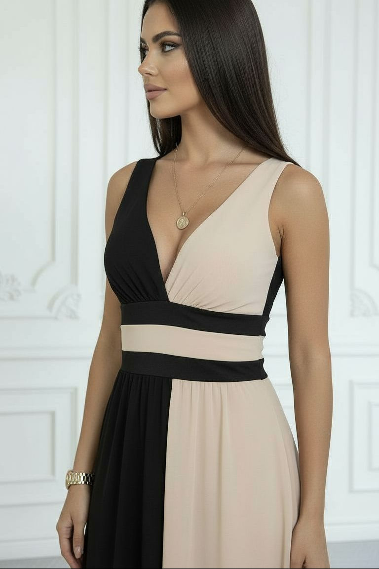 Robe longue à la coupe fluide