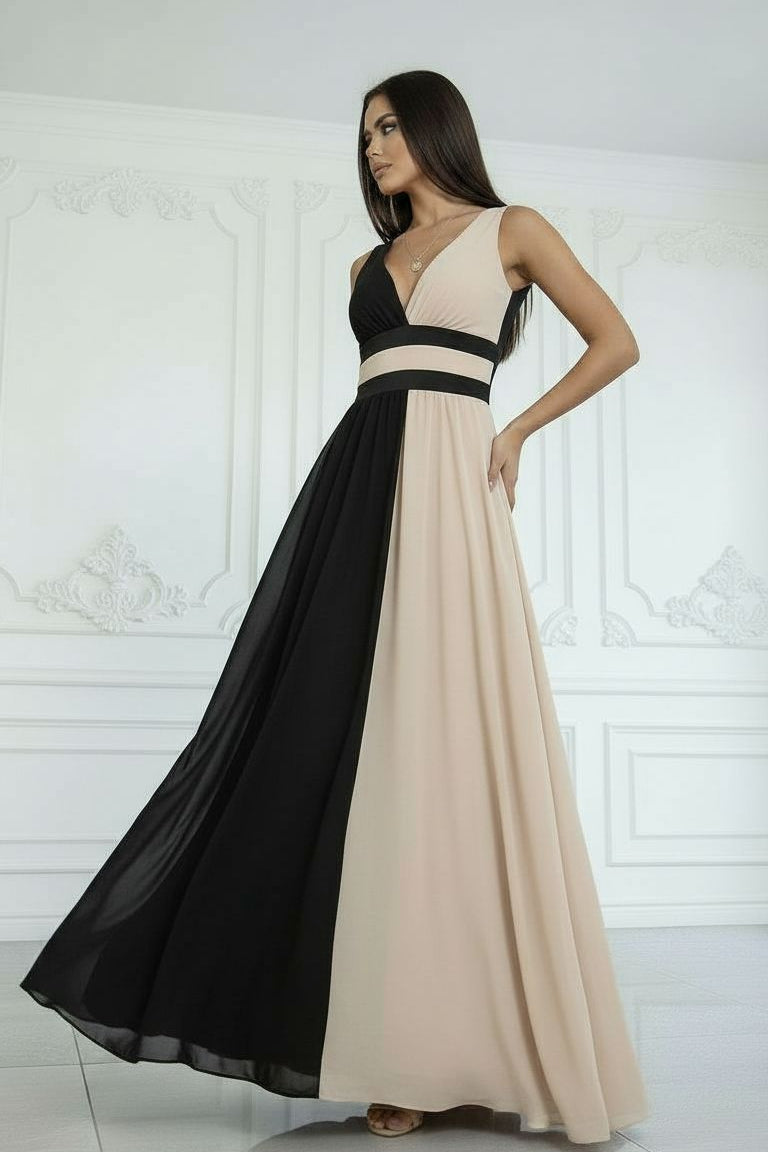 Robe longue à la coupe fluide