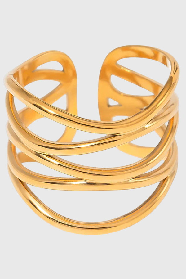 Bague à la ligne épurée
