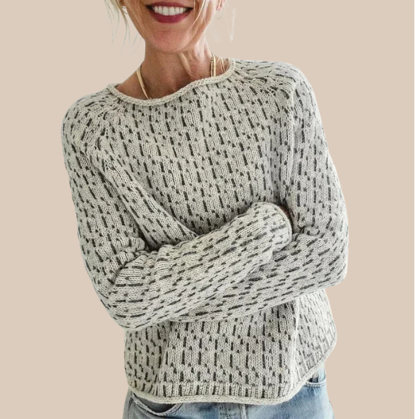 Pull en maille texturée