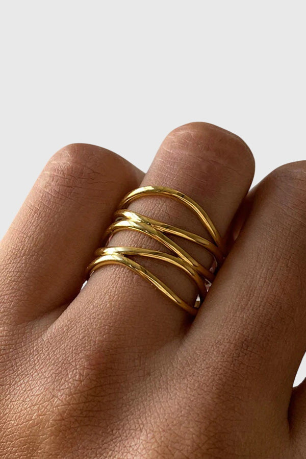 Bague à la ligne épurée