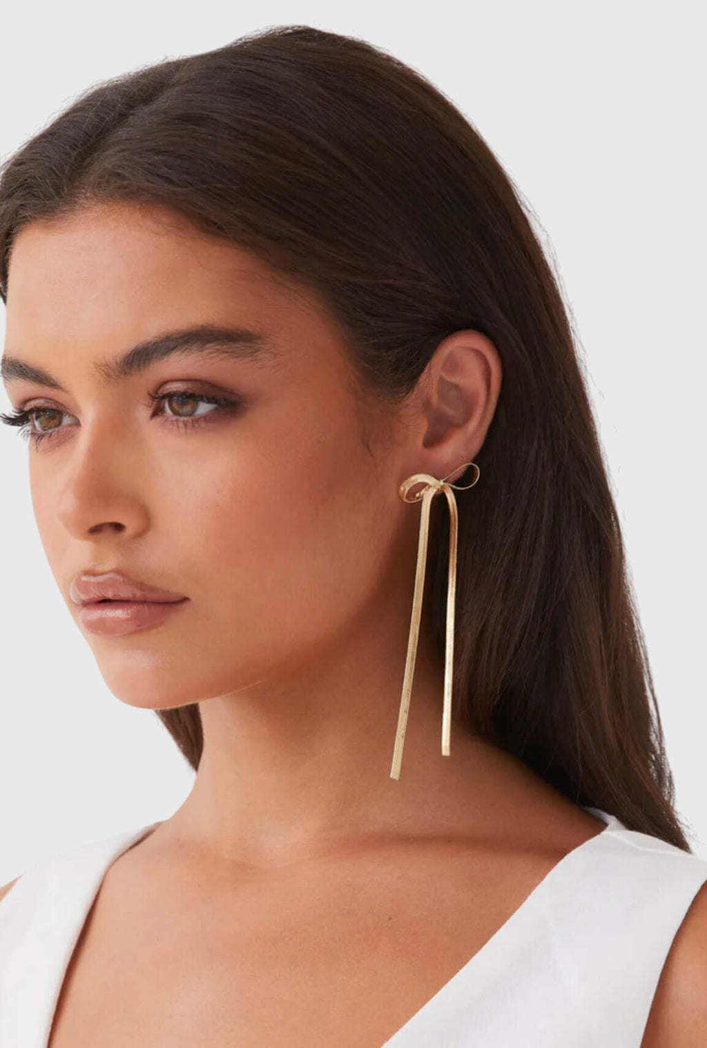Boucles d’oreilles à la ligne simple